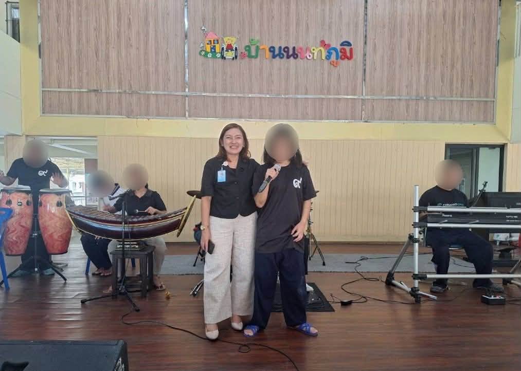 จัดกิจกรรมส่งเสริมพัฒนาการ ร่วมฝึกซ้อมดนตรี โดยวง DIB BAND