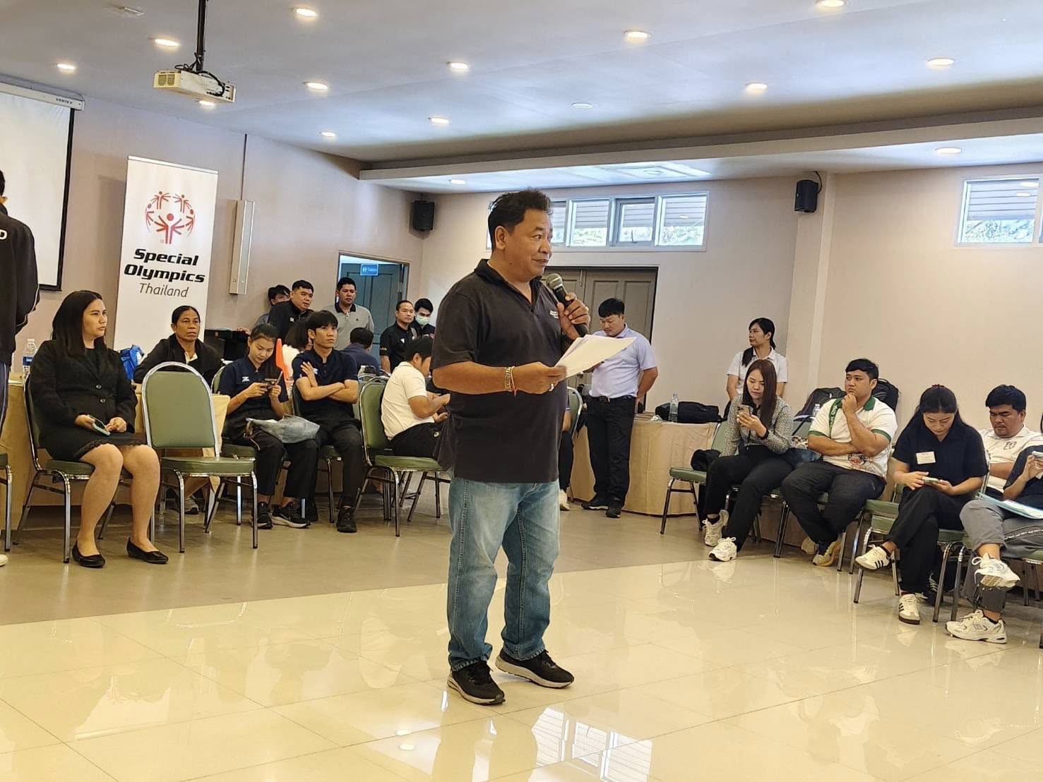 เข้าร่วมอบรมผู้ฝึกสอนกิจกรรมทักษะกลไกสเปเชียลโอลิมปิคไทย